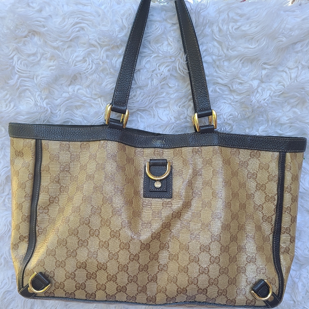 Gucci Crystal Abbey Tote- Good Condition